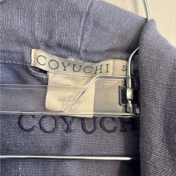 Coyuchi Blue Women's Robe Linen - Picture 2 of 5